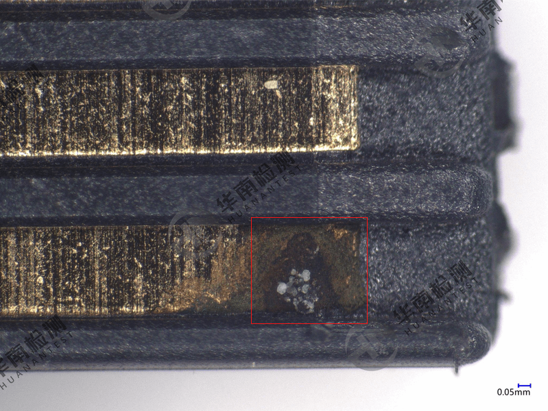 連接器金手指金面異物分析檢測 連接器金手指金面異物分析檢測