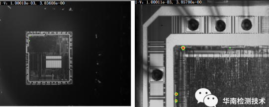 NG樣品微光顯微鏡檢測形貌 NG樣品微光顯微鏡檢測形貌