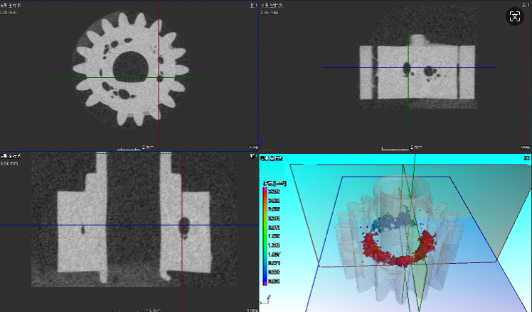 電子鎖齒輪CT掃描 電子鎖齒輪CT掃描