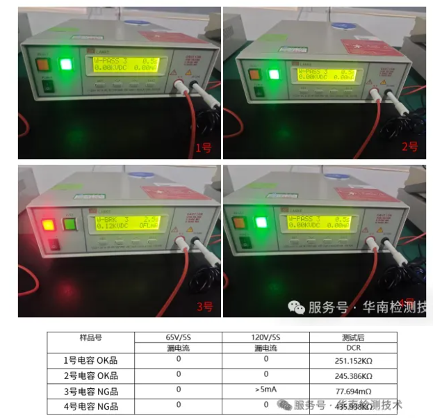 貼片電容耐壓測試 貼片電容耐壓測試